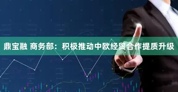 鼎宝融 商务部：积极推动中欧经贸合作提质升级