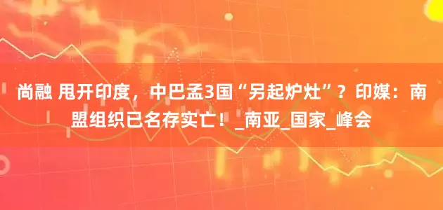 尚融 甩开印度，中巴孟3国“另起炉灶”？印媒：南盟组织已名存实亡！_南亚_国家_峰会